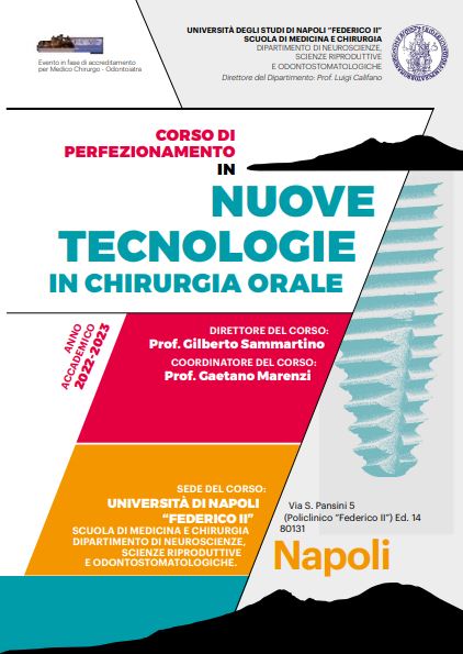 Corso annuale di perfezionamento in Nuove Tecnologie in Chirurgia Orale NAPOLI